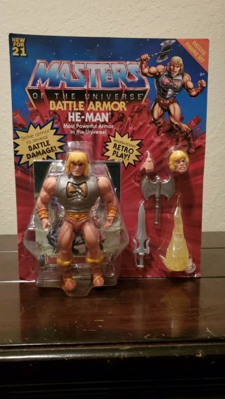 Motu Origins Battle Armor He - Man Figure Masters Of The Universe 2021
