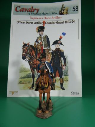 Del Prado Cavalry Napoleonic War Horse Artillery Consular Guard (58) Ospreybook