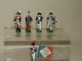 Vintage Military Toy Soldiers French 1st.  Imperial Grenadier Guards Band