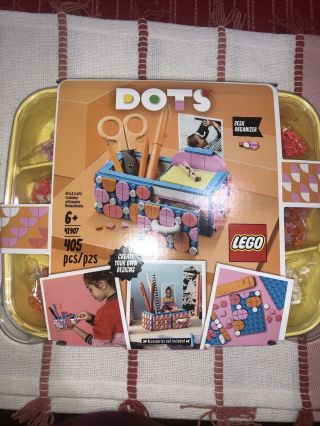 Lego Dots Desk Organizer 405 Piece Arts & Crafts For Kids Create 41907