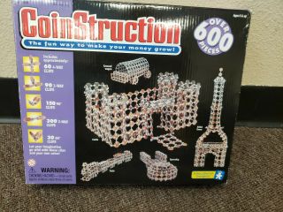 Coinstruction Building Set,  The Fun Way To Make Your Money Grow,  Over 600 Pc