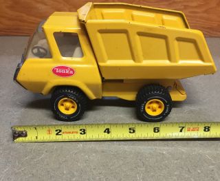 Vintage Tonka Mini Dump Truck - Yellow - Late 1970 