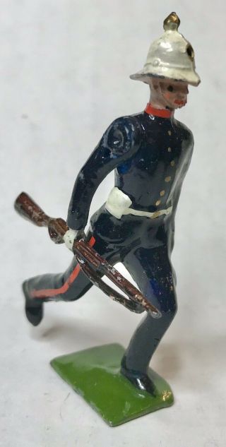 Antique Britains Toy Soldier Royal Marines Running At Trail Set 97