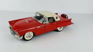 Road Signiture Red Convertible 1955 Ford Thunderbird T - Bird Car Diecast 1:18 H1