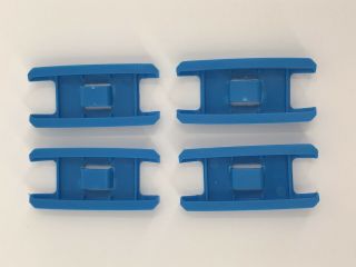 (4) Replacement Track Support Connectors For Hot Wheels Criss Cross Crash Track