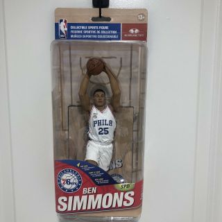 Ben Simmons Nba Series 30 Philadelphia 76ers White Jrsy Rookie Figure Mcfarlane