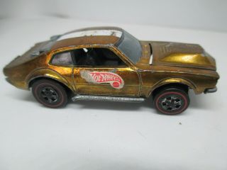 Vintage 1969 Mattel Hot Wheels Redline Mighty Maverick Usa Reddish Bronze