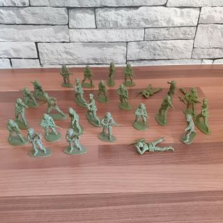 27 X Airfix Plastic 1.  32 Scale British Ww2 Paratroopers Toy Soldiers