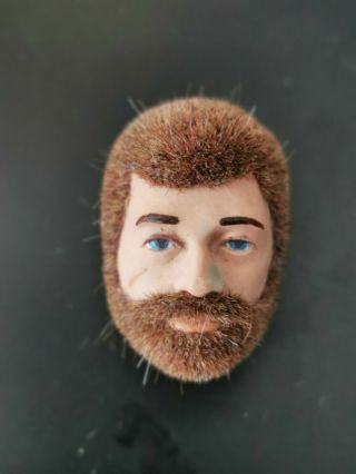 Vintage Action Man Ginger Bearded Head Gi Joe Palitoy Vam