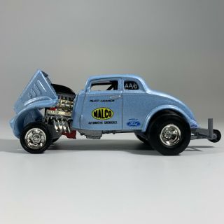100 Hot Wheels " Ohio George " Montgomery 1933 Willys " Malco " Nhra Gasser Coupe
