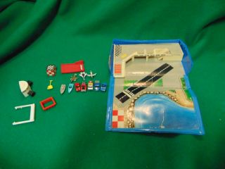 Vintage 80s/90s Galoob Micro Machines Airport / Marina 16 Piece Playset Toy Cars