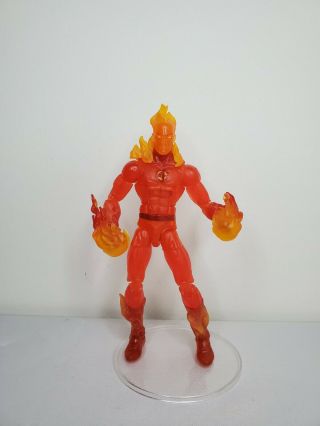 Marvel Legends Walgreens Fantastic Four 4 Human Torch Johnny Storm 6 " Flame On