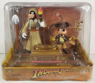 Disney Parks Mickey Mouse As Indiana Jones Goofy As Sallah Raiders Lost Ark Nrfp