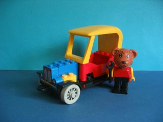 Lego Fabuland Auto Mit Figur 3629 Bruno Bear 