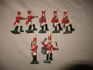 Vintage Wilton Hong Kong Hard Plastic Toy Soldiers Band