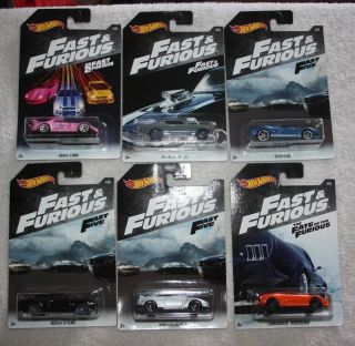2018 Hot Wheels Fast And Furious Fast Five Complete Set Of 6 Here In Hawaii