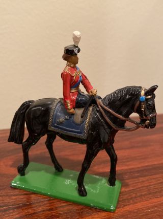 Vintage 1988 England W Britain Metal Toy Queen Mounted On Horse