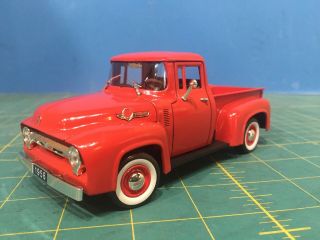 National Motor Museum 1956 Ford F - 100 Pickup Truck 1/32 Scale Diecast Red
