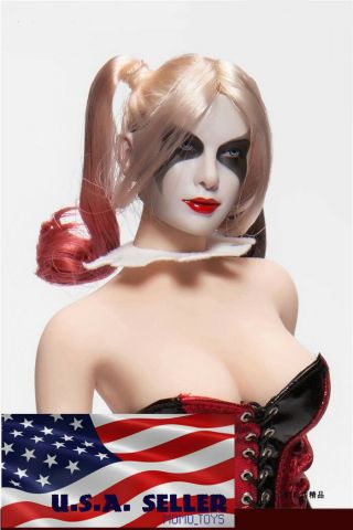 1/6 Suicide Squad Harley Quinn Female Joker Head Sculpt For 12 " Phicen ❶usa❶