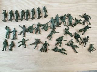 Mpc Multiple Products Corp Plastic Army Soldiers From 1950s.  Owner