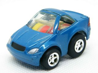 Takara Tomy Choro - Q Hg Mercedes - Benz Slk - Class Blue Pullback Miniature Car