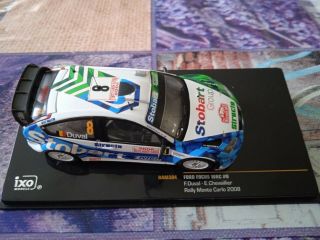 Voiture Miniature Ixo 1/43 Ford Focus Wrc N°8 Rally Monte Carlo 2008