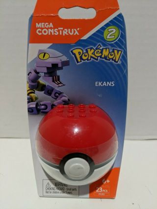 Mega Construx Pokemon Ekans (ffj93) (series 2) (nib)