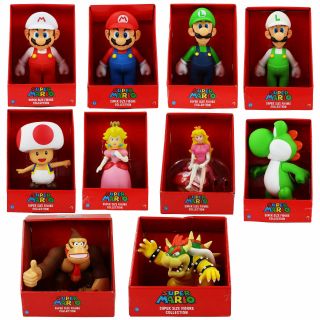 Mario Bros 9 " Inch Luigi Yoshi Soft Vinyl Sofubi Pvc Figure Home Decor
