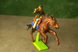 Britains Deetail Vintage Acw American Civil War Mounted Union Soldier Bugler