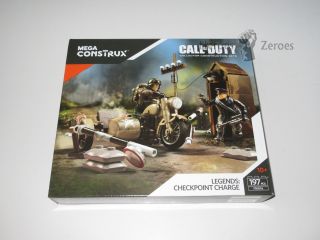 Call Of Duty Cod Mega Construx Set Fmg16 Legends: Checkpoint Charge Wwii Nib