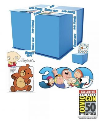 Sdcc 2019 Toddland Family Guy 300th Episode Rupert Pin W/shredded Parts /50 Ltd