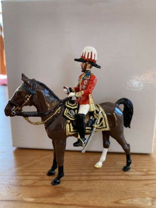 Britains Metal toy Soldier on horse King George V WWl 41038 3