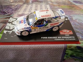 Voiture Miniature Altaya 1/43 Ford Escort Rs Cosworth Rallye Monte Carlo 1995