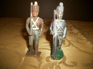 Vintage Barclay 1930s Dimestore Soldiers,  2 West Point Cadets.