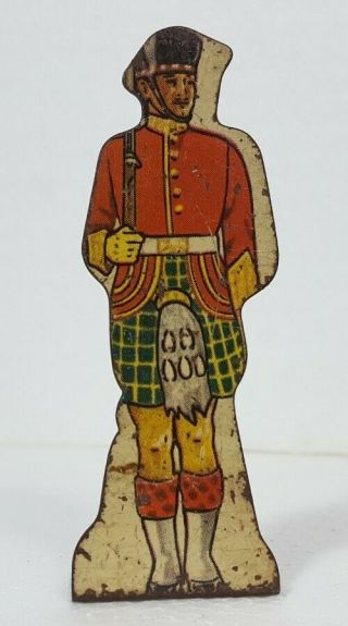 Marx Gordon Highlander 10 Vintage Lithograph Tin Soldier Litho Figure