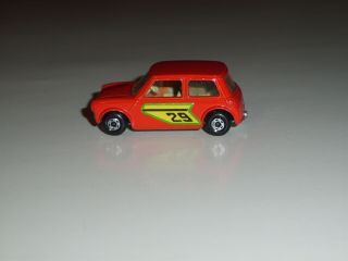 Matchbox Superfast 29 Racing Mini Red 1970