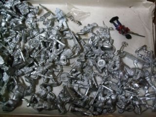 Metal toy soldiers,  Napoleonic and barbarian soldiers,  more or less 200 of them. 3