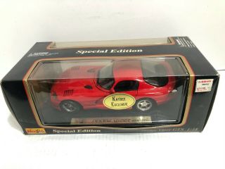 Maisto 1:18 Scale Dodge Viper Gts - R 1997 Red