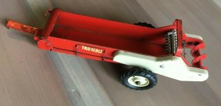 Vintage Tru Scale Pressed Metal Manure Spreader Farm Implement Toy