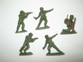 Toltoys Herald Infantry Made For Woolworths 5 In 5 Poses 1960 