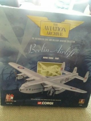 Avro York.  Berlin Airlift.  The Aviation Archive Corgi