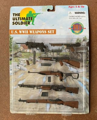 The Ultimate Soldier 1/6 Scale 12 " Us Wwii Weapons Set,  21st Century Toys,