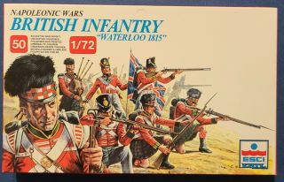 1/72 Esci Ertl 215: British Infantry Waterloo 1815 Napoleonic