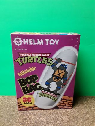 1988 Teenage Mutant Ninja Turtles Inflatable Bop Bag