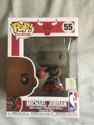 Chicago Bulls - Michael Jordan Black Jersey Nba Special Edition Funko Pop