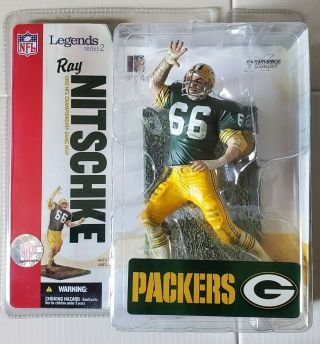 Mcfarlane Nfl Legends 2 Ray Nitschke Green Bay Packers Figure Rare