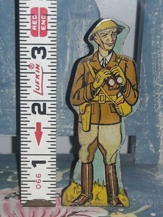 Vintage 1940s Marx Soldiers Of Fortune General Tin Litho Vintage Military Figure