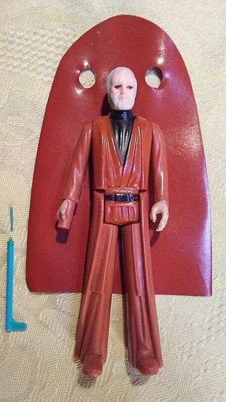 Vtg Star Wars Ep.  Iv Obi - Wan Kenobi Near Complete 1977 Grey Beard Letteredhilt