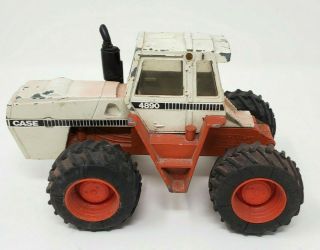 Case 4890 Toy Tractor Die Cast Orange White
