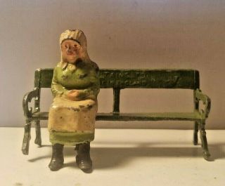 Woman Sitting On Bench Britains Timpo Johillco